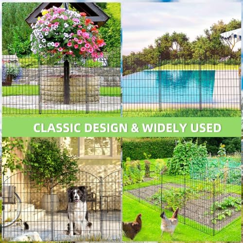 Decorative Garden Fence, 40in x 12ft No Dig Fence - Image 5