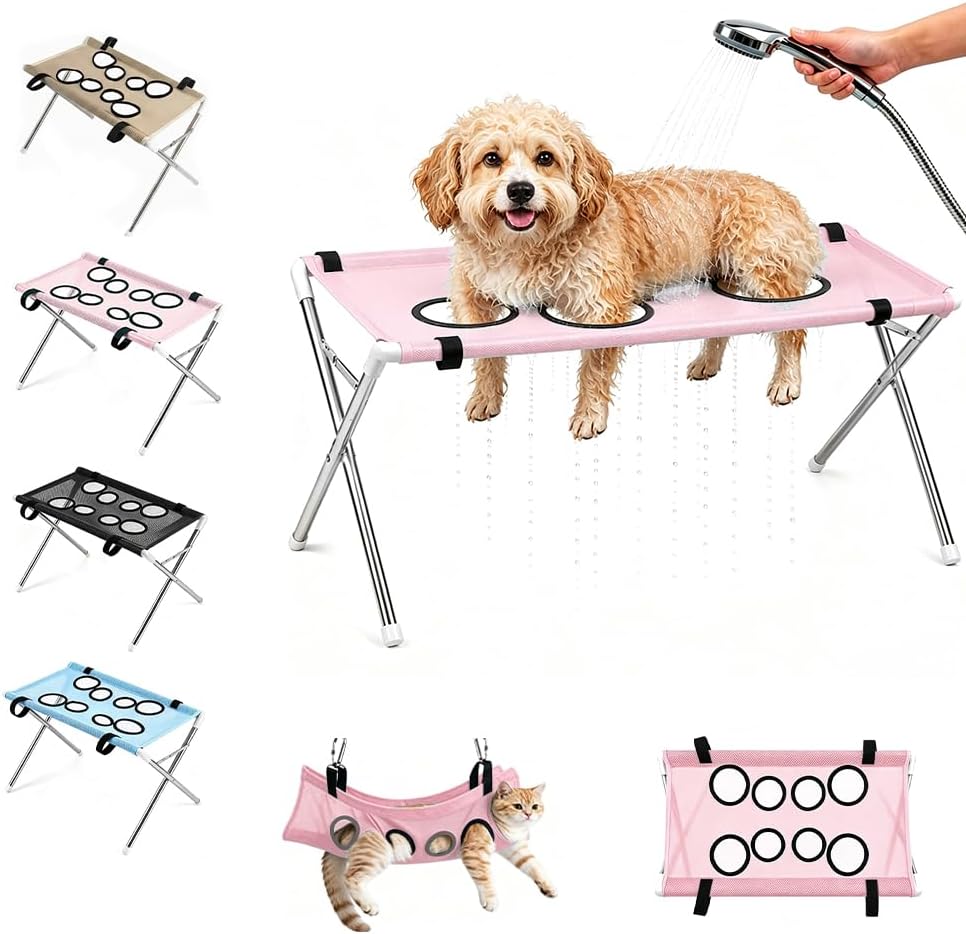 Foldable, Adjustable Grooming Bed by Unknown