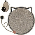 Cat Scratcher Mat, Natural Cotton Rope Cat Scratch Pad, 15.7'' Round Horizontal by LetalongPetSupplies