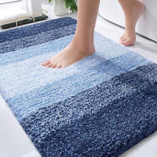 OLANLY Bathroom Rugs Mat 36x24, Extra Soft Absorbent Microfiber Bath Rugs by OLANLY