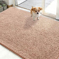 OLANLY Dog Door Mat for Muddy Paws 48x30, Super Absorbent Chenille Mud Mat by OLANLY