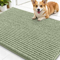 Smiry Dog Door Mat for Muddy Paws 30x20, Ultra Absorbent Chenille Doormat by Smiry