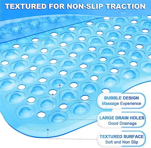 Bathtub and Shower Mats, 40x16 Inch Extra Large Non Slip Soft Bath Tub Mat - Image 2