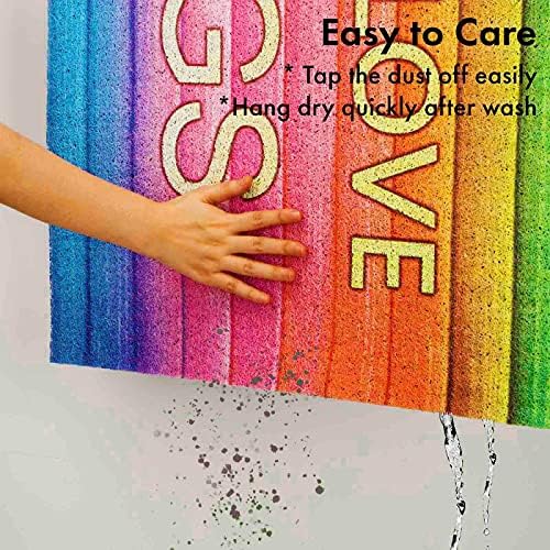 Darkyazi Colorful Doormats Entrance Front Door Rug Funny - Image 6