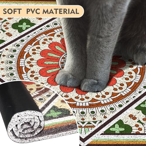 Extra Large Cat Litter Mat 30"x24", Heavy-Duty Litter Rug Catcher - Image 4
