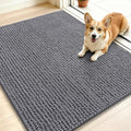 Smiry Dog Door Mat for Muddy Paws 40x32, Ultra Absorbent Chenille Doormat by Smiry
