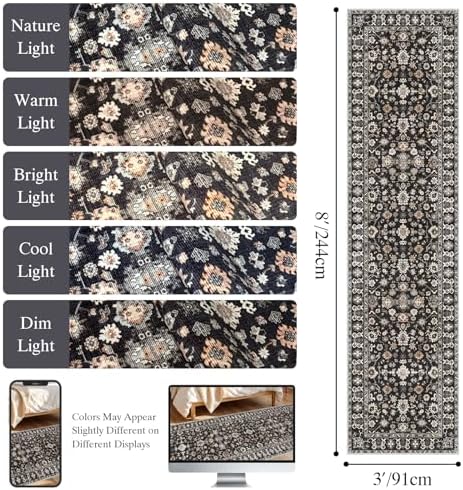 3x8 Runner Rug Soft Non Slip Rugs - Image 2