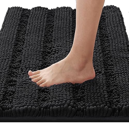 H.VERSAILTEX Bath Rugs for Bathroom Non Slip Bath Mats Extra Thick Chenille by HVERSAILTEX