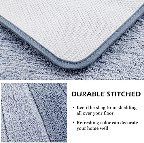 3 Pcs Ombre Bath Mat Set for Bathroom, Non Slip Ultra Soft and Thick Water - Image 2