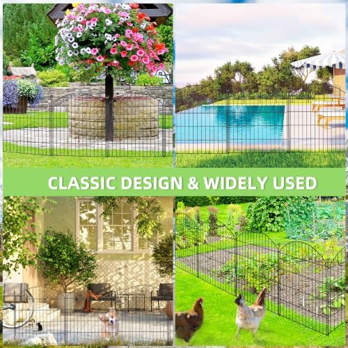 Decorative Garden Fence, 32in x 24ft No Dig Fence - Image 6