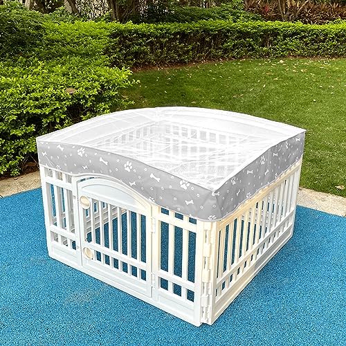 Dog Playpen Mesh Top Cover for 36" Inch Pet Playpen - Image 6
