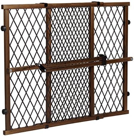 Position & Lock Adjustable Wood Baby Gate by Evenflo