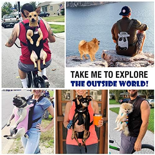 Pawaboo Dog Backpack Carrier, Front Chest Carrier - Image 2