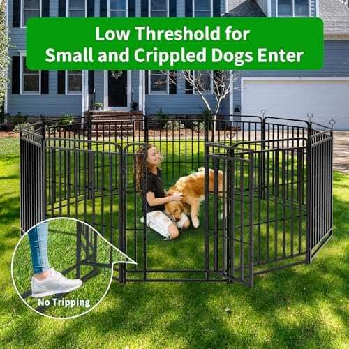 Kfvigoho Heavy Duty Dog Playpen 12 Steel Panels 47" Height - Image 3