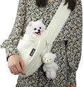 NATUYA Small Dog Cat Carrier Sling, Adjustable Canvas Pet Puppy Pouch by NATUYA